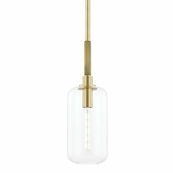 Hudson Valley 1 Light small Pendant 6908-AGB